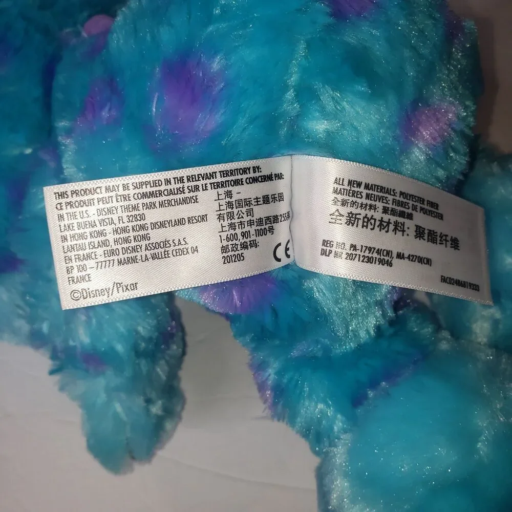 Disney Parks Exclusive Monsters Inc Baby Sully Big Feet Stuffed Plush